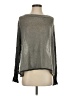 Tempo Paris Metallic Gray Pullover Sweater Size S - photo 1