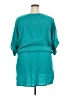 Pinky 100% Rayon Teal 3/4 Sleeve Blouse Size 3X - photo 2