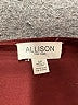 Allison 100% Polyester Burgundy Tank Top Size S - photo 7