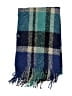 Amanda Blu 100% Polyester Plaid Blue Scarf One size - photo 2