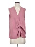 Topshop Pink Sleeveless Blouse Size 8 - photo 1