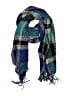 Amanda Blu 100% Polyester Plaid Blue Scarf One size - photo 1