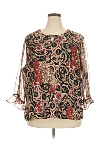 Selene Sport 3/4 Sleeve Blouse (view 1)