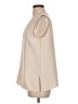 Theory 100% Polyester Tan Sleeveless Blouse Size M - photo 5