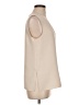 Theory 100% Polyester Tan Sleeveless Blouse Size M - photo 4