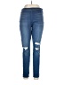Jennifer Lopez Solid Blue Jeggings Size 16 - photo 1