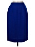 Liz Claiborne 100% Polyester Solid Blue Formal Skirt Size 8 - photo 1