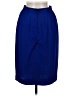 Liz Claiborne 100% Polyester Solid Blue Formal Skirt Size 8 - photo 2