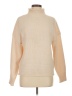 Zesica 100% Acrylic Tan Turtleneck Sweater Size M - photo 1