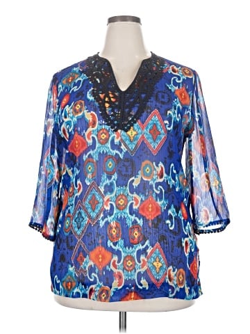 Jones New York Sport 3/4 Sleeve Blouse (view 1)
