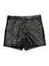 Express 100% Polyester Argyle Black Shorts Size 8 - photo 1