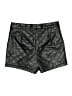 Express 100% Polyester Argyle Black Shorts Size 8 - photo 2