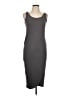 Charli Solid Gray Casual Dress Size 10 - photo 1