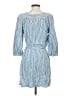 Universal Thread Stripes Blue Casual Dress Size XS - photo 2
