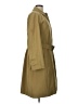 Burberry 100% Polyester Green Tan Trenchcoat Size 10 - photo 4