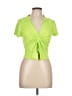 Love J Green Short Sleeve Top Size L - photo 1