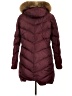 MICHAEL Michael Kors 100% Polyester Burgundy Coat Size L - photo 2