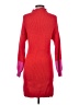 Line & Dot Color Block Red Casual Dress Size XS - photo 2