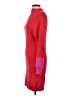 Line & Dot Color Block Red Casual Dress Size XS - photo 5