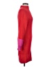 Line & Dot Color Block Red Casual Dress Size XS - photo 4