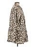 Ellison 100% Cotton Animal Print Gold Coat Size L - photo 4