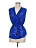 Sunday in Brooklyn Blue Sleeveless Blouse Size M - photo 1