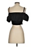 Zara Black Short Sleeve Top Size S - photo 2