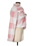 Shein 100% Polyester Plaid Pink Faux Fur Jacket Size 6 - photo 4