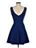 Forever 21 Solid Blue Cocktail Dress Size S - photo 2