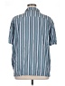PacSun 100% Viscose Stripes Blue Short Sleeve Button-Down Shirt Size XL - photo 2