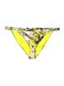 Topshop Print Yellow Swimsuit Bottoms Size 14 - photo 1