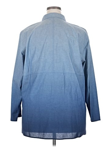 Lafayette 148 New York Long Sleeve Button-Down Shirt (view 2)