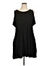 Unbranded Solid Black Casual Dress Size XL - photo 1