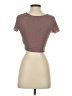 Shein Brown Short Sleeve T-Shirt Size 2 - photo 2