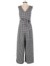 Calvin Klein Houndstooth Gray Jumpsuit Size 2 - photo 1