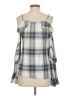 VAVA by Joy Han 100% Rayon Silver Sleeveless Blouse Size S - photo 2