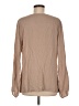 Theory 100% Rayon Tan Long Sleeve Blouse Size M - photo 2