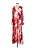 Free People 100% Polyester Red Casual Dress Size S - photo 1