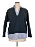 Fashionista 100% Polyester Blue Pullover Sweater Size 1X - photo 1