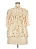 Ann Taylor LOFT Ivory Short Sleeve Blouse Size XXL - photo 2