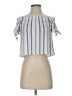 ivoire White Short Sleeve Blouse Size S - photo 1