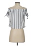 ivoire White Short Sleeve Blouse Size S - photo 2