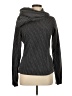 Bench 100% Polyester Polka Dots Black Pullover Sweater Size M - photo 1