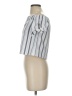 ivoire White Short Sleeve Blouse Size S - photo 5