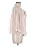 DKNY 100% Polyester Pink 3/4 Sleeve Blouse Size M (petite) - photo 4