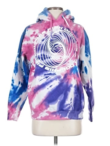 Pink Dolphin Pullover Hoodie (view 1)