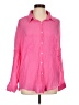 Flawless Pink Long Sleeve Button-Down Shirt Size L - photo 1