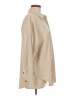 Unbranded 100% Polyester Solid Tan Long Sleeve Blouse Size M - photo 4