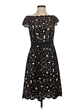 chinese dress ladies Shani Women's Novelty Fit & Flare Dress - Black Nude