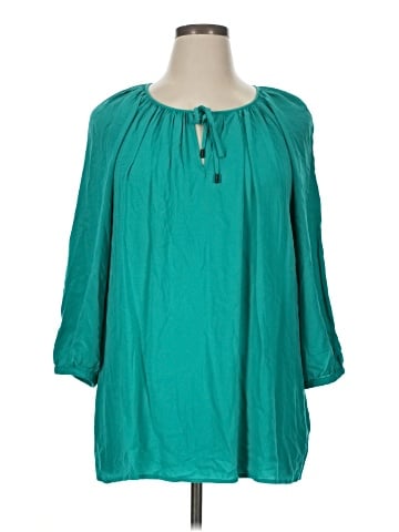 Anne Carson 3/4 Sleeve Blouse (view 1)